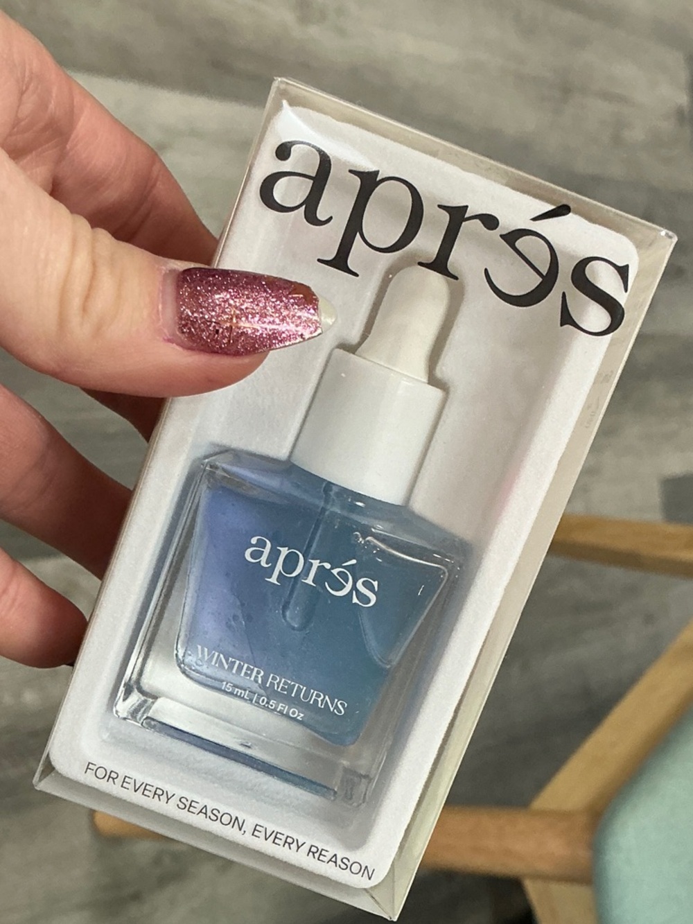 Apres Winter Returns Blue Nail Serum